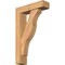 Ekena Millwork Funston Block Smooth Bracket w/ Offset Brace, Western Red Cedar, 5 1/2"W x 20"D x 32"H BKT0604X20X32FST05SWR - alternate 1